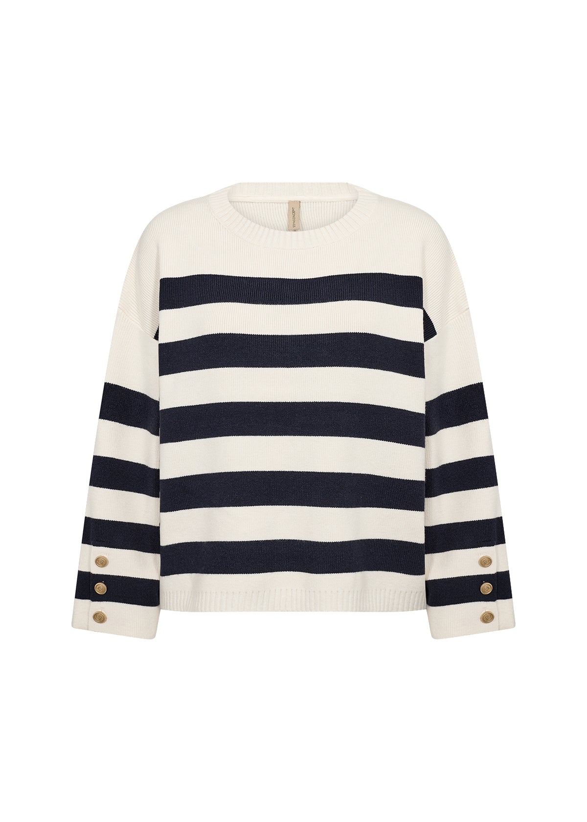SC - Kanita Stripe 36 Jumper - Navy Combi