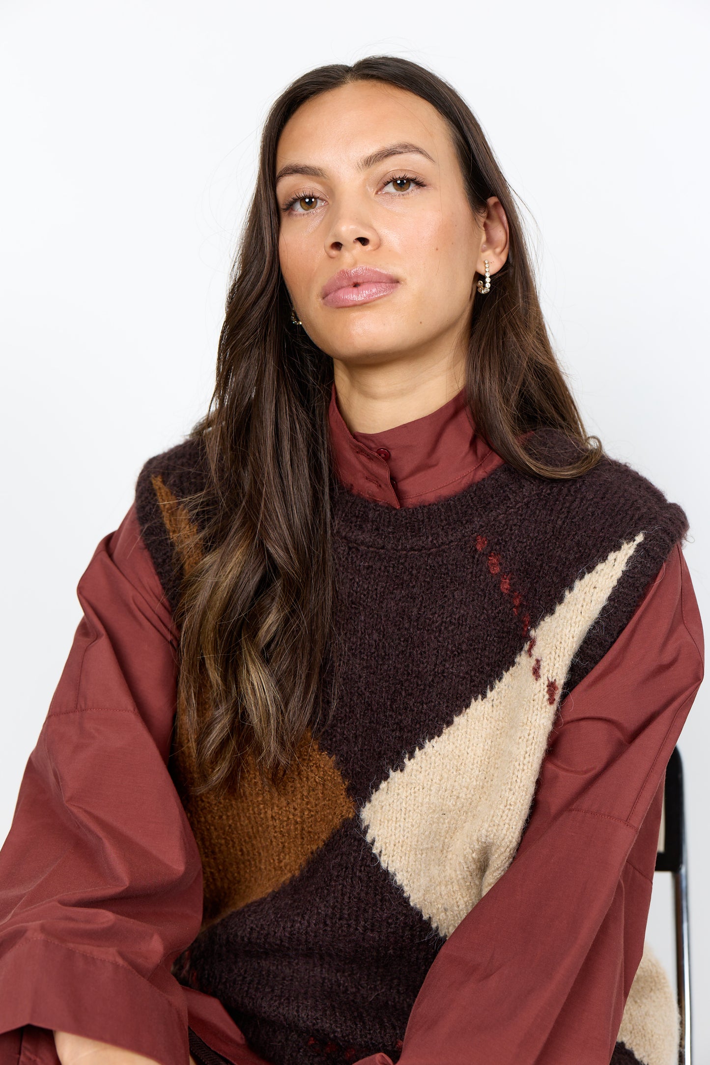 Soya Concept Hacer Argyle Slipover