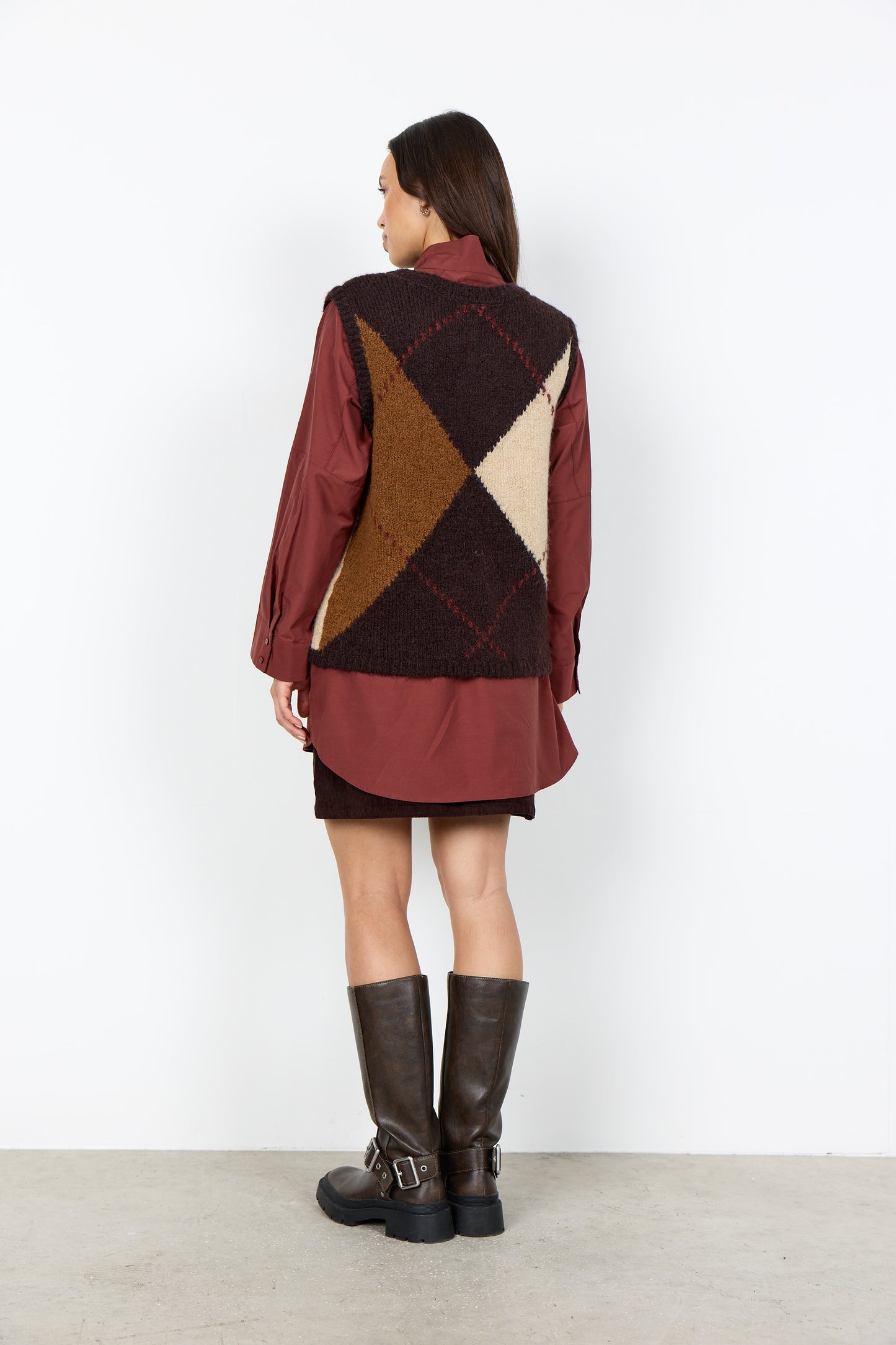 Soya Concept Hacer Argyle Slipover