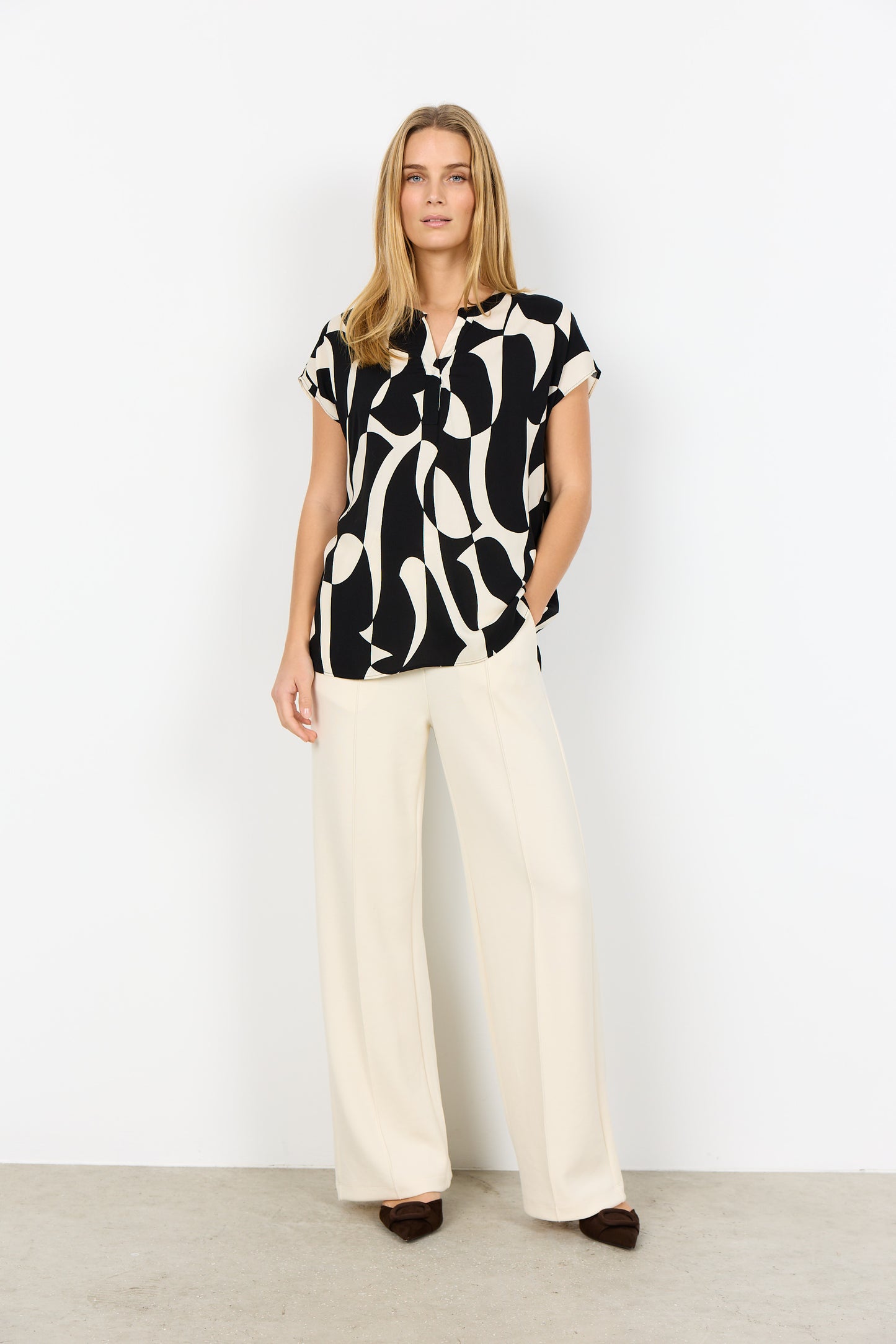SC - Chanise 1 Top - Black Combi
