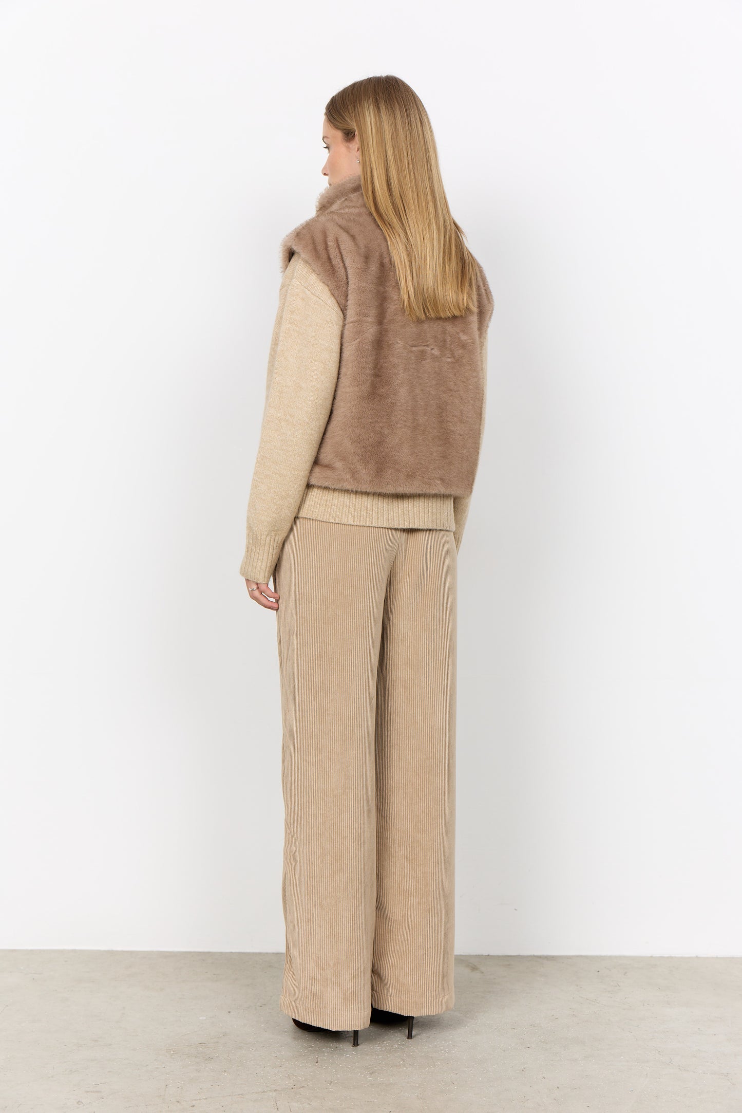 Soya Concept Haye Faux Fur Gilet