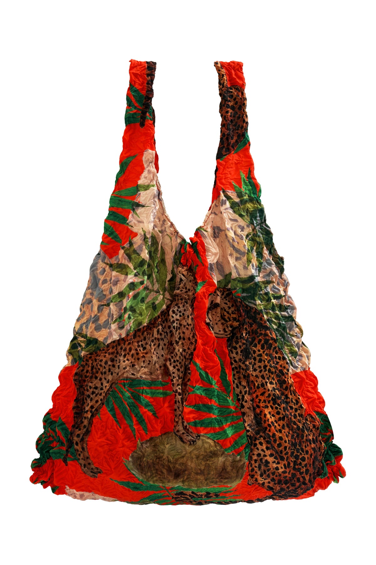 Eco-sustainable tote bag — Leopard & Palm