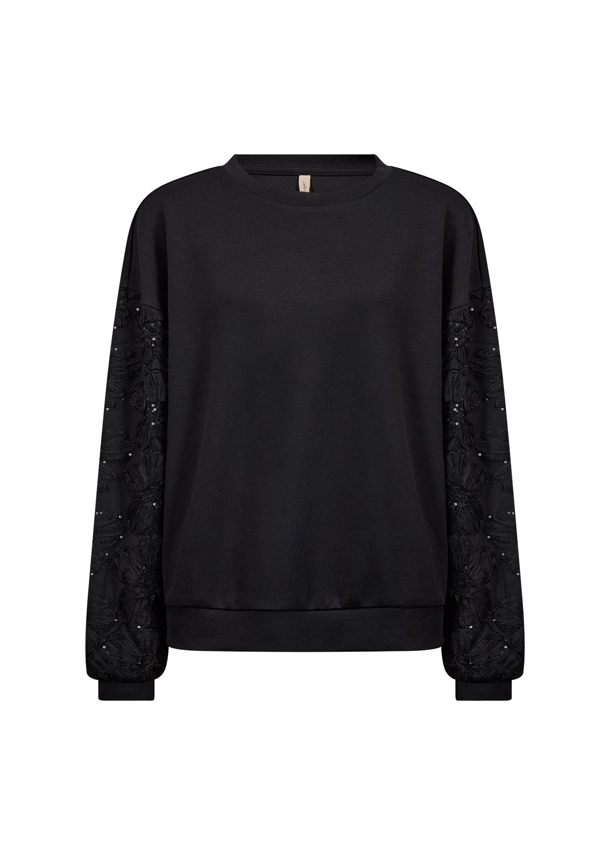 SC - BANU Lace Sleeve Sweatshirt