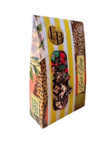 Eco-sustainable tote bag — Leopard & Palm