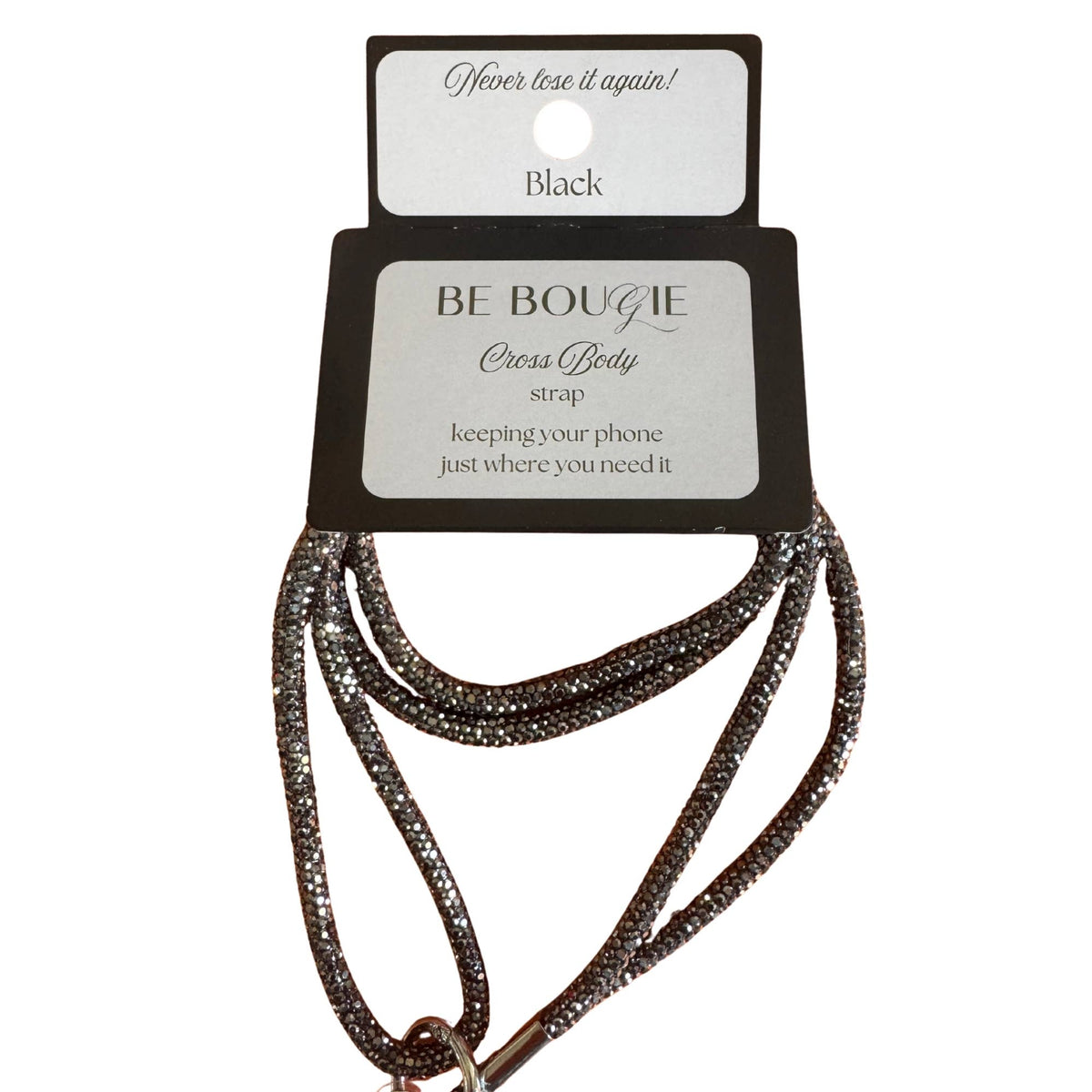Be Bougie Sparkly Cross-body Phone Strap
