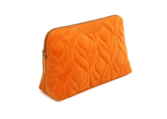 AW - Velvet Makeup Bag - Orange