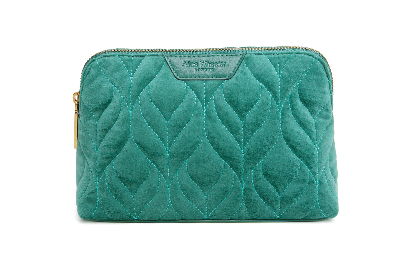 AW - Velvet Makeup Bag - Teal