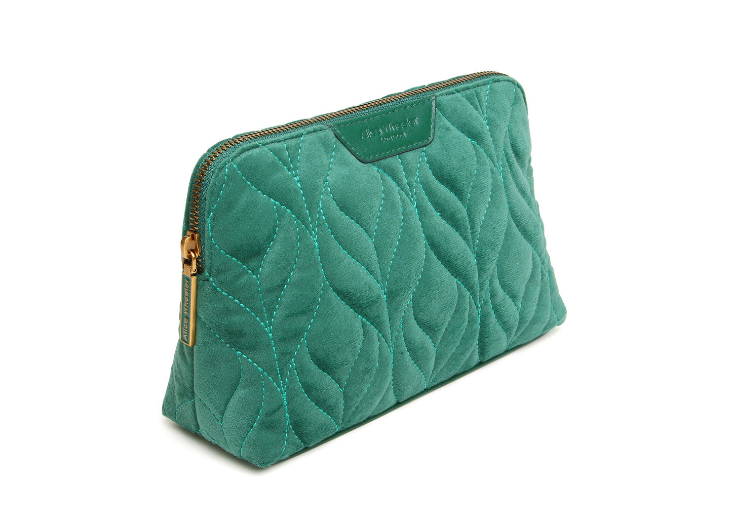 AW - Velvet Makeup Bag - Teal