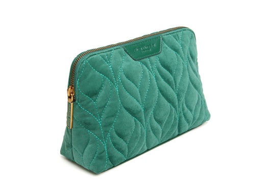 AW - Velvet Makeup Bag - Teal