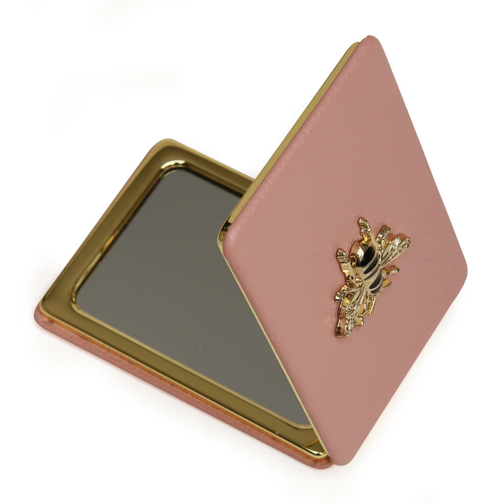 AW - Rectangular Mirror Compact - Pink