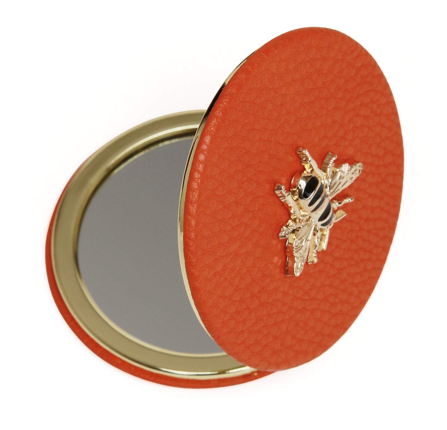 AW - Round Compact Mirror - Orange