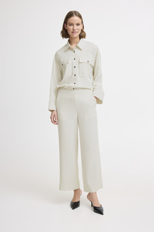 BY - Dannia Trousers - Birch Mix