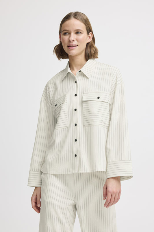 BY - Dannia Shirt - Birch Mix