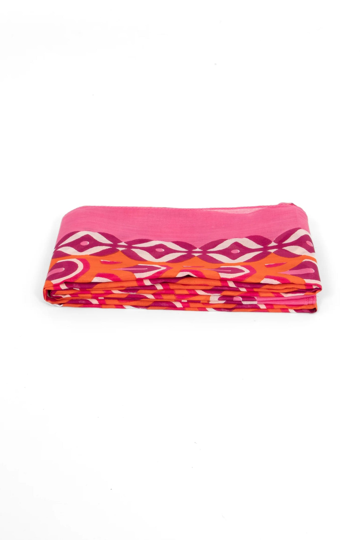 Dahlia - Hot Pink/Orange, Retro Geometric