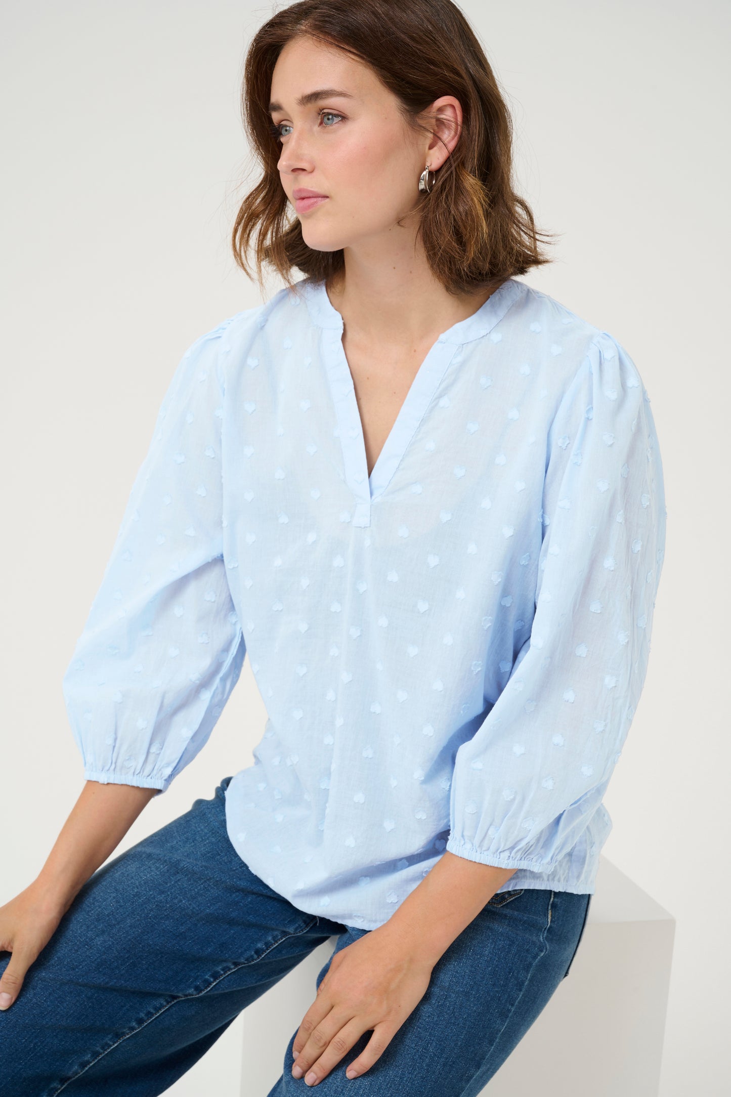 KA - Jollia Blouse - Soft Chambray