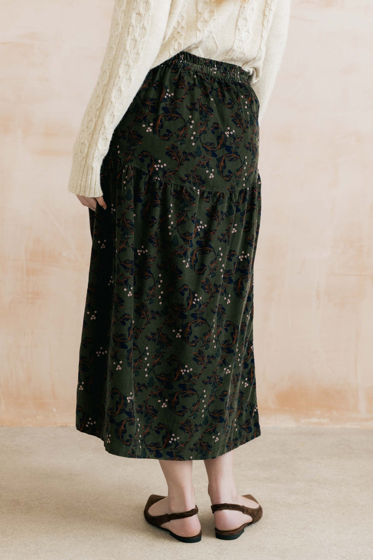 Lily & Me Frances Skirt - Dark Olive