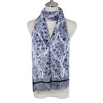 PL - Animal Print Scarf - Grey
