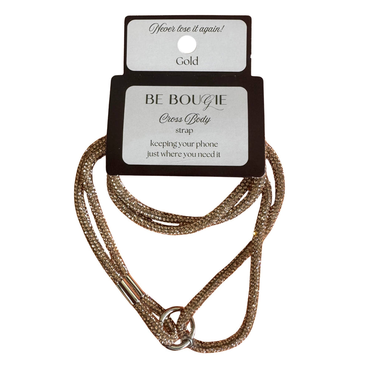 Be Bougie Sparkly Cross-body Phone Strap