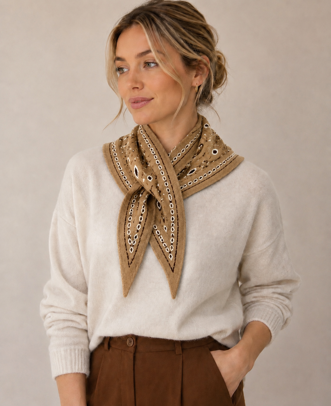 Triangular Bandana Scarf
